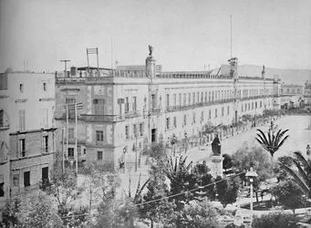 Palacio Nacional, Ciudad de México, hacia 1897