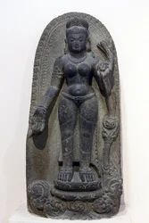 Museo Nacional, Nueva Delhi. Tara. Pala, siglo VIII d. C., Bihar. Piedra. India.