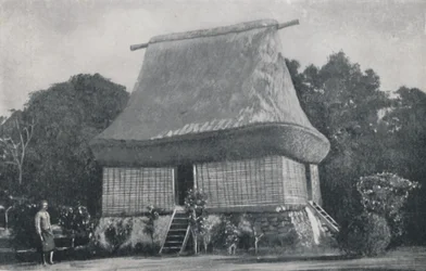 Casa nativa, Islas Fiji, 1923