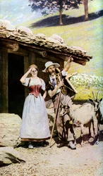 Nativos del Cantón de Berna, Suiza, c. 1924