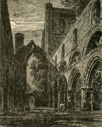 Nave de la Catedral de Dunkeld, 1898