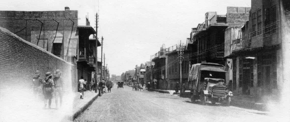 Calle Nueva, Bagdad, Mesopotamia, Primera Guerra Mundial, 1918