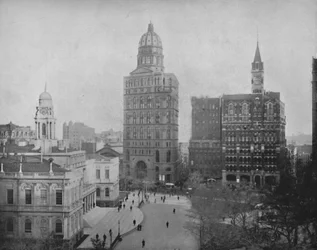 Edificios de periódicos de Nueva York, siglo XIX