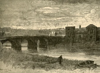 Puente y castillo de Newport, 1898