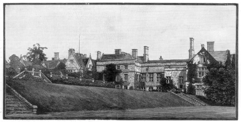 Abadía de Newstead, Nottinghamshire, 1888