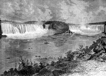 Cataratas del Niágara, Canadá, siglo XIX