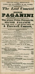 Niccolo Paganini - cartel