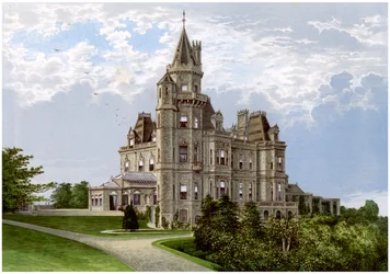 Normanhurst, Sussex, hogar de la familia Brassey, c1880