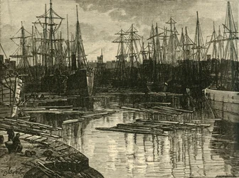 Muelle Norte, Swansea, 1898