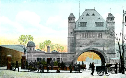 Entrada norte, túnel de Blackwall, Londres, siglo XX