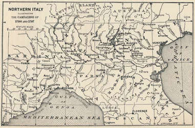 Italia del Norte - Ilustrando las campañas de 1796 y 1797, 1896