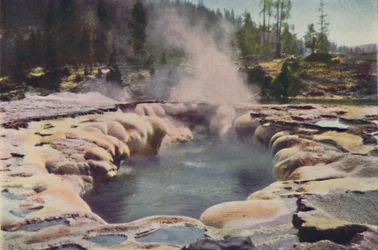 Géiser Oblong, Parque Yellowstone, 1916