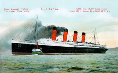 Transatlántico RMS Lusitania, siglo XX