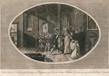 Odo, Conde de Kent y Obispo de Bayeux, capturado por su hermano Guillermo I, 1082 1793
