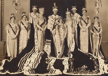 Grupo oficial de la coronación, 1937