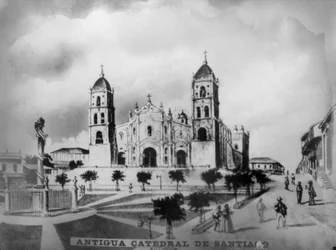 Catedral Vieja de Santiago de Cuba, 1523, años 1920