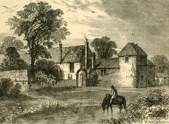 Viejo Chalk Farm en 1730, c1876