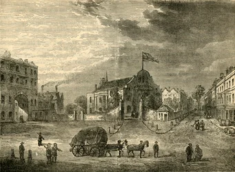 Iglesia Vieja de Kensington, alrededor de 1750, c. 1876