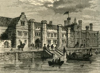 Antiguo Palacio de Greenwich, en 1630, c1878