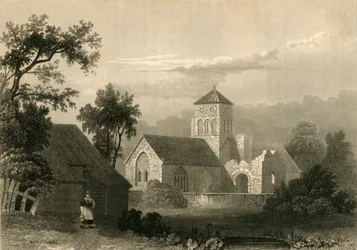Iglesia de Old Shoreham, 1835