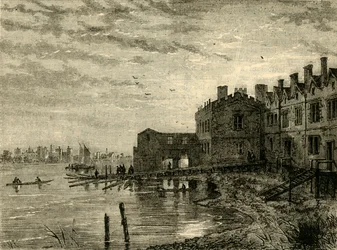 Viejas escaleras de Whitehall, 1881