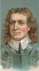 Oliver Cromwell, 1599-1658, jefe militar y político inglés, 1924