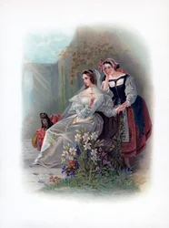 Olivia y María, 1891