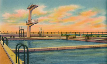 Piscina olímpica, Barranquilla, c. 1940s