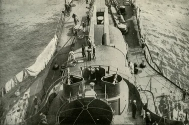 A Bordo de un Acorazado Francés, 1919