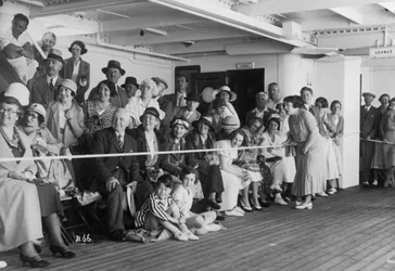 A bordo del RMS Atlantis, c. 1929-1939