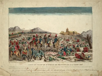 En el campo de batalla de Eylau, 1807