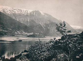 En el fiordo de Hardanger, 1914