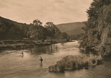 En el Tweed cerca de Innerleithen, 1902
