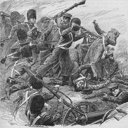 Una vez más los guardias regresaron, y con energía irresistible los expulsaron, 1902