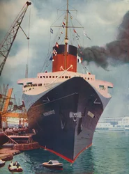 Uno de los Grandes Barcos del Mundo. El transatlántico francés Normandie, 1937