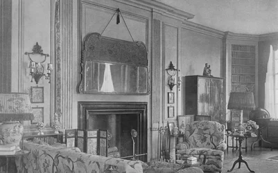 Un lado del salón, casa de la Sra. WK Vanderbilt, Nueva York, 1924