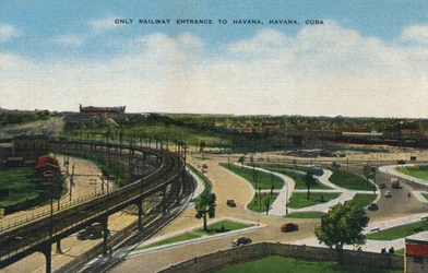 Única Entrada Ferroviaria a La Habana, La Habana, Cuba, c1910