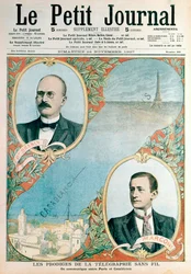 Apertura del enlace de telégrafo inalámbrico entre París y Casablanca, 1907