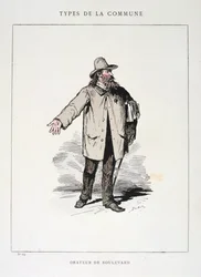 Orador de Boulevard, Comuna de París, 1871