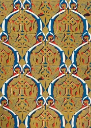 Ornamentos en paneles, Corte de la Mezquita, 1907