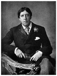 Oscar Wilde, dramaturgo y humorista irlandés, c. 1891