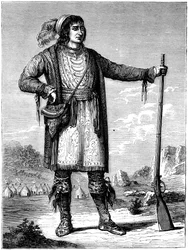 Osceola, Jefe de los Seminolas, c. 1837 c. 1880