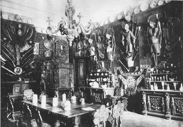 Finca Ostafyevo. El Gran Comedor, finales del siglo XIX