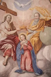 Iglesia de Nuestra Señora de la Asunción. Coronación de María, Cordon, Francia