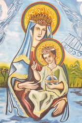 Fresco de Nuestra Señora de Togo, Togoville, Togo