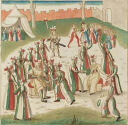 Juegos al aire libre, c. 1515