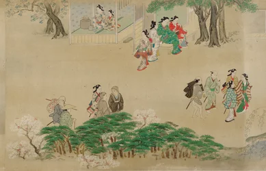 Pasatiempos al aire libre, período Edo, 1615-1868