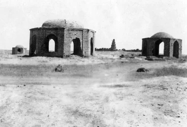 Fuera de la ciudad de Samarra, Mesopotamia, 1918