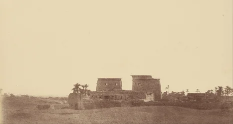 Vista del Palacio de Karnak
