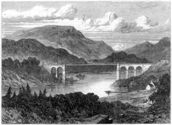 Viaducto de Oykel, Ferrocarril de Sutherland, 1866